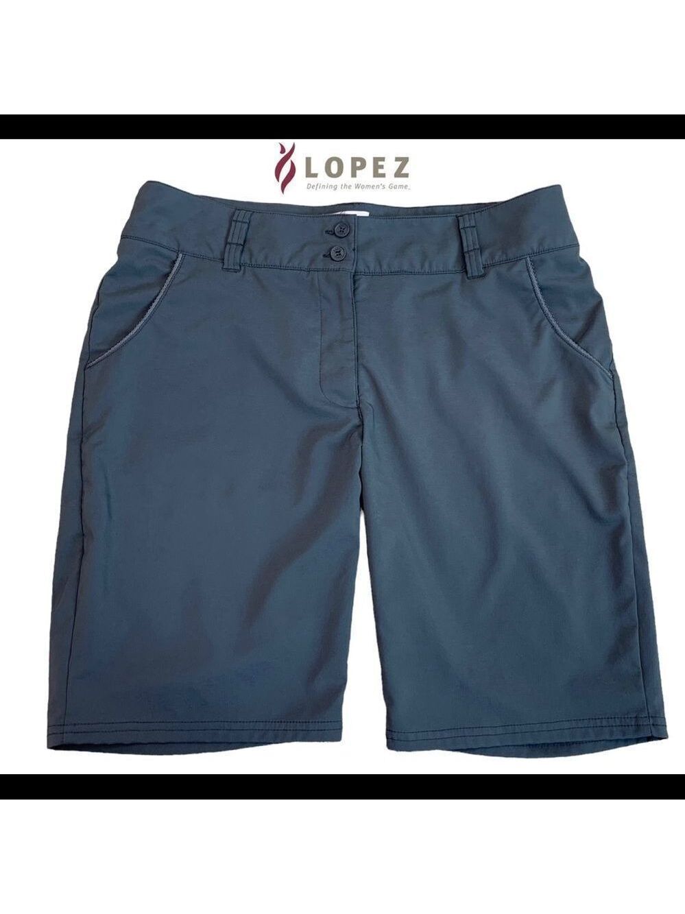 Lopez gray golf shorts Sz 10 NWOT